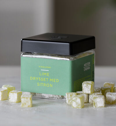 Vingummi lime med sitron Vingummi lime med sitron